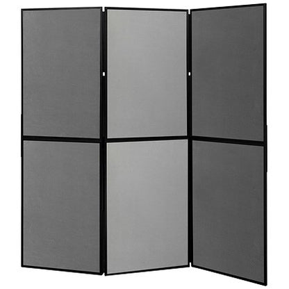 Q-Connect Display Board, 6 Panel, Blue/Grey