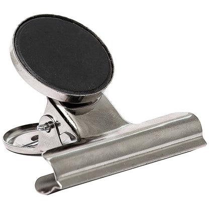 Q-Connect Magnetic Grip Clip 50mm Silver (Pack of 3)