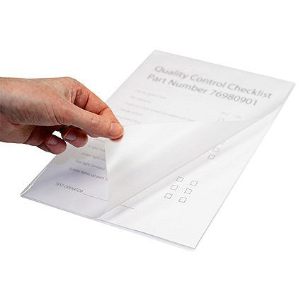 Q-Connect A4 Laminating Pouches, 150 Microns, Glossy, Pack of 100