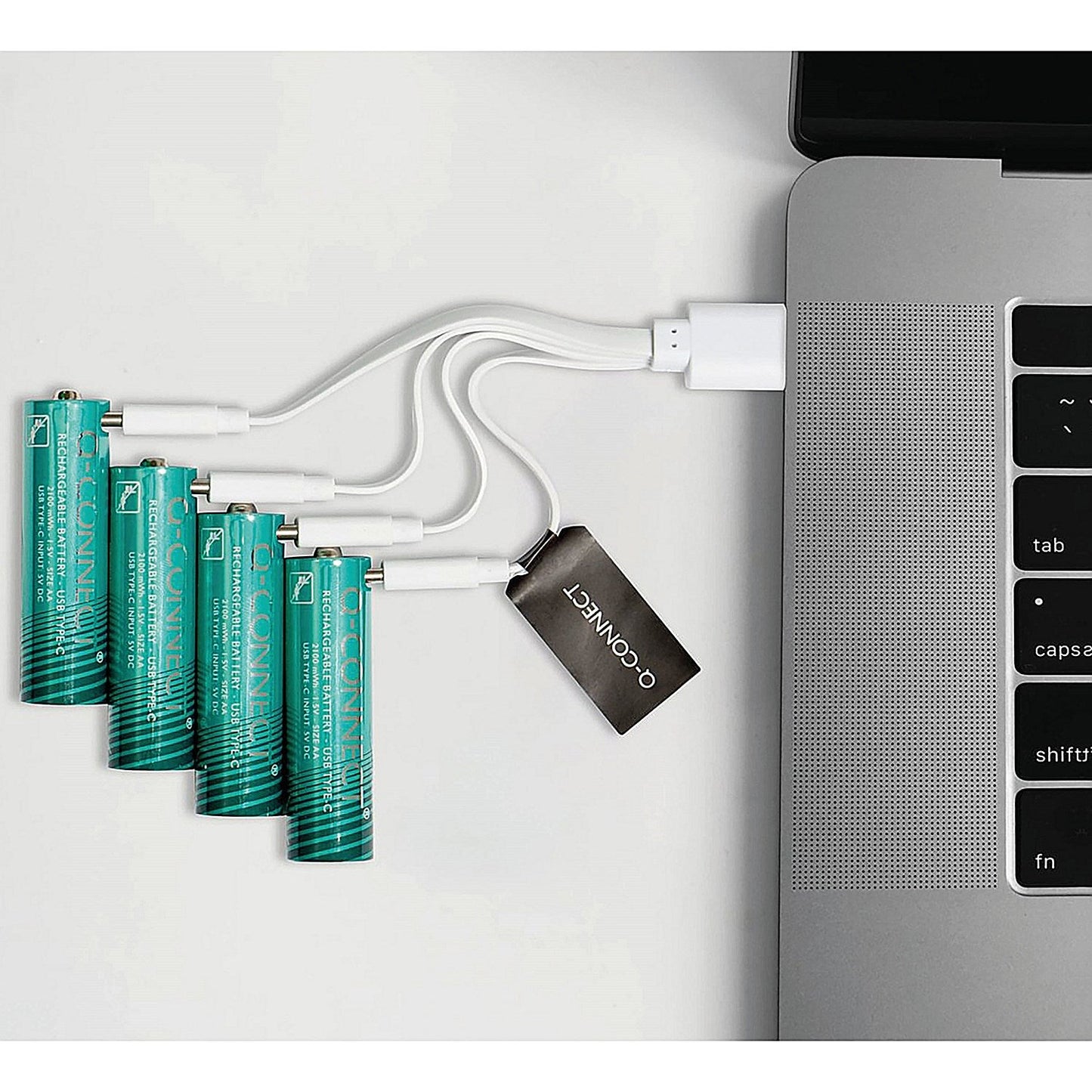 Q-Connect USB C Rechargeable Lithium AA Batteries, Pack of 4 Easy2Order : KF14129