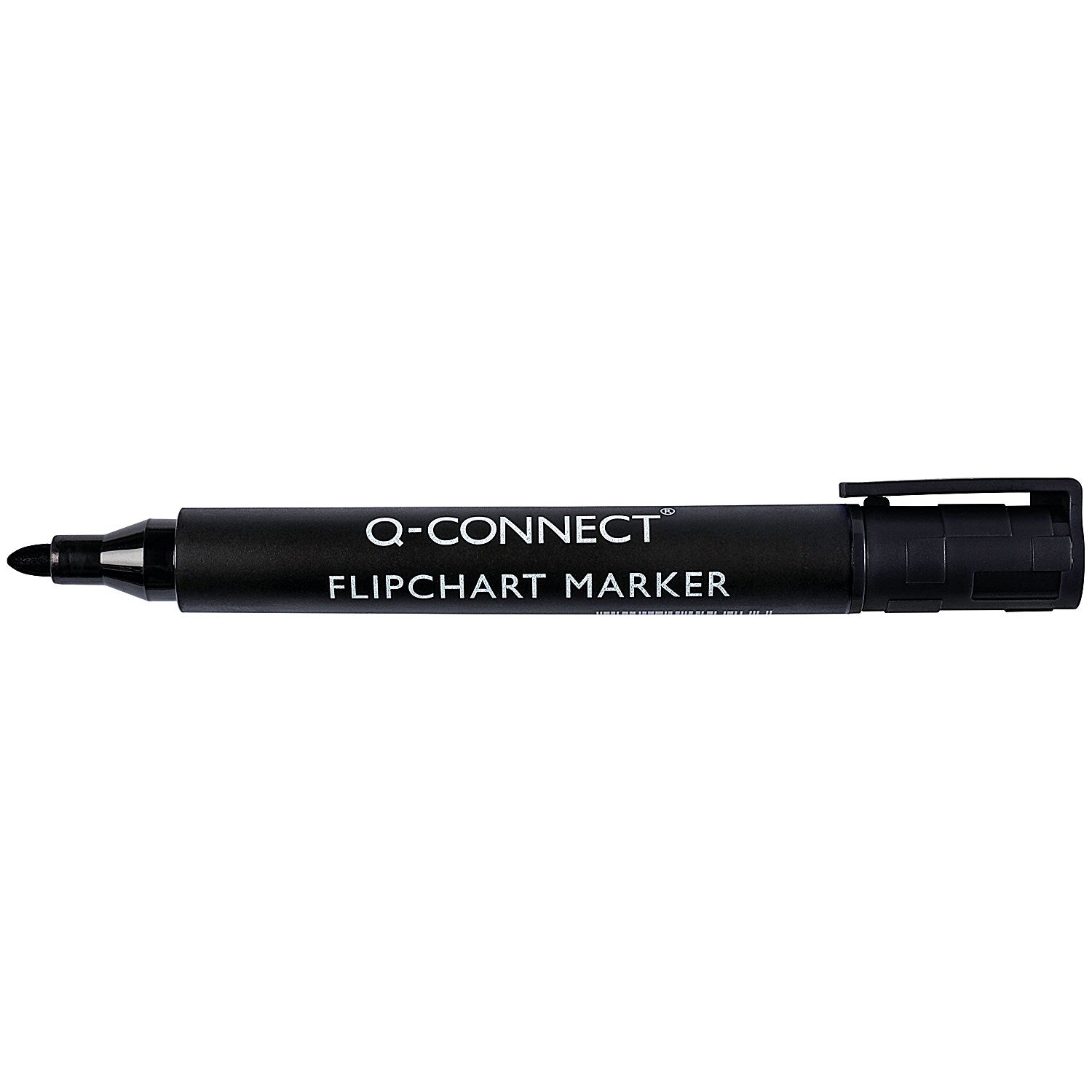 Q-Connect Flipchart Marker Pen Bullet Tip Black (Pack of 10) Easy2Order : KF15392