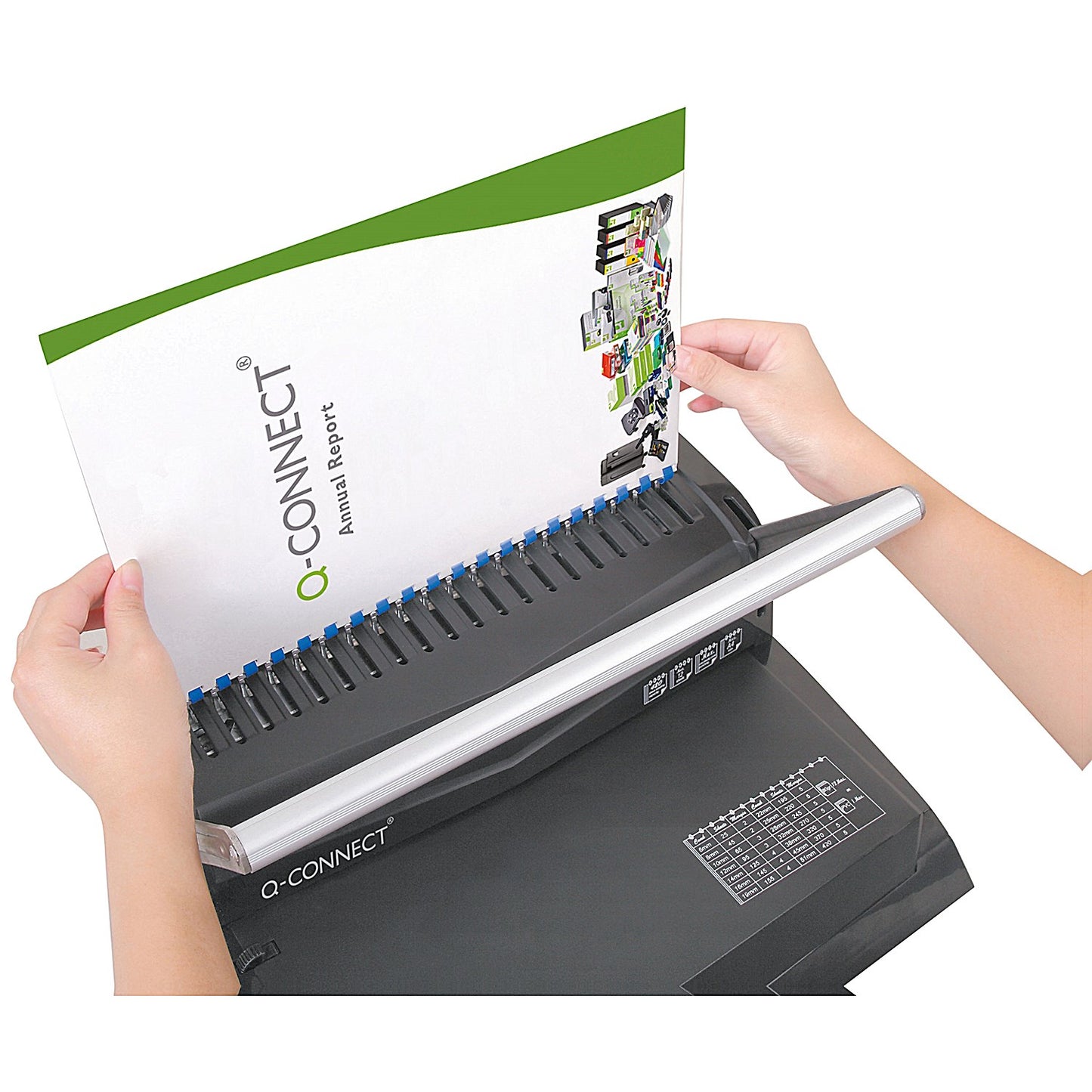 Q-Connect Premium Manual Comb Binding Machine