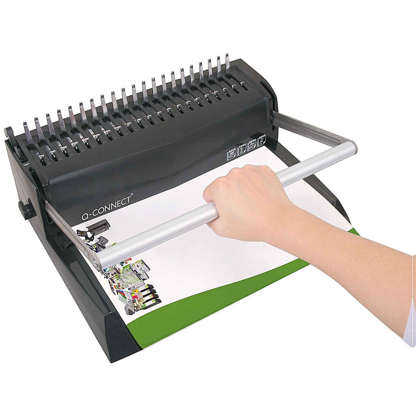 Q-Connect Premium Manual Comb Binding Machine