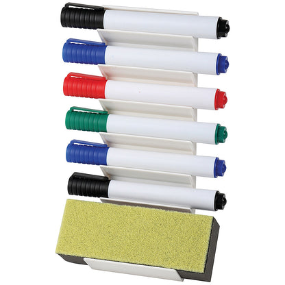 Q-Connect Whiteboard Pen and Eraser Holder