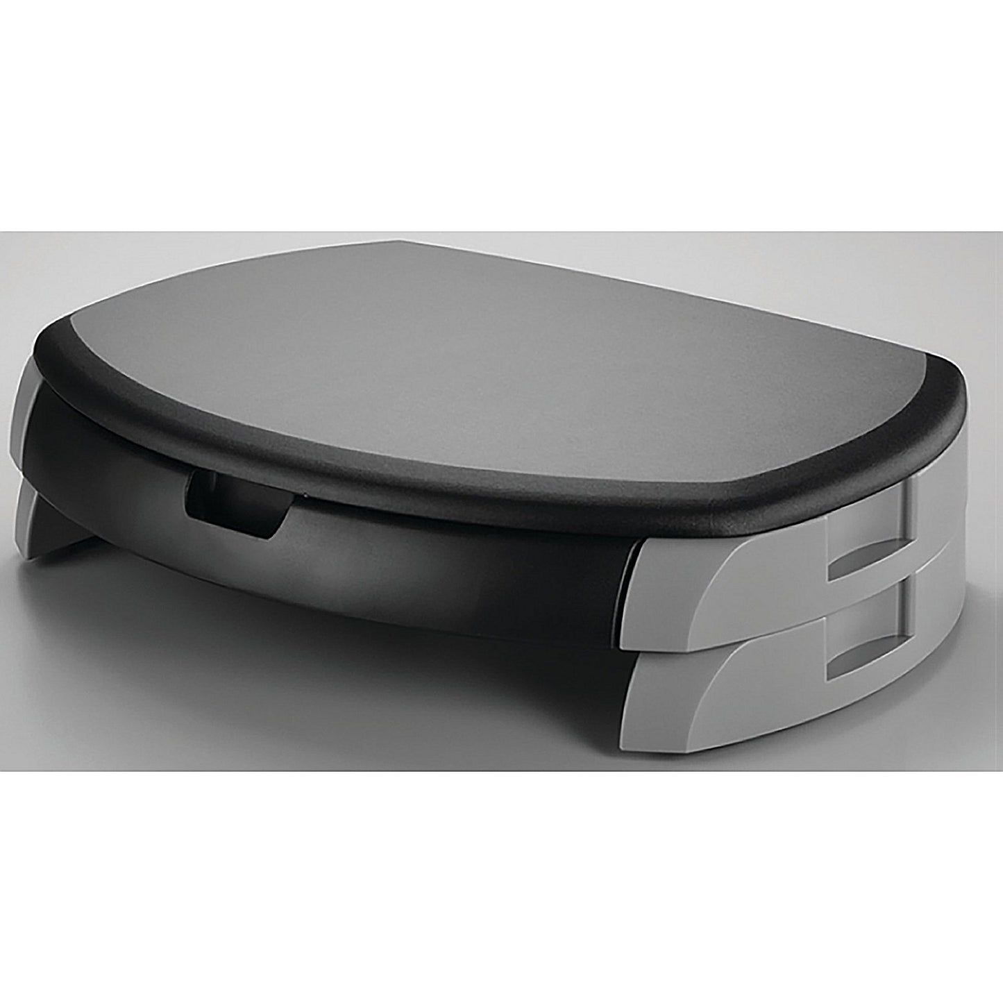 Q-Connect Monitor Stand with Drawer, Black