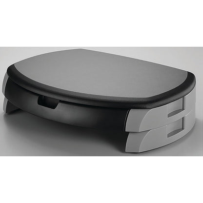 Q-Connect Monitor Stand with Drawer, Black
