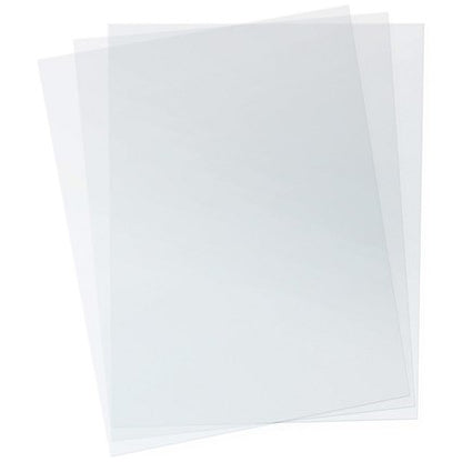 Q-Connect Binding Comb Covers, 250 Micron, Clear, A4, Pack of 100
