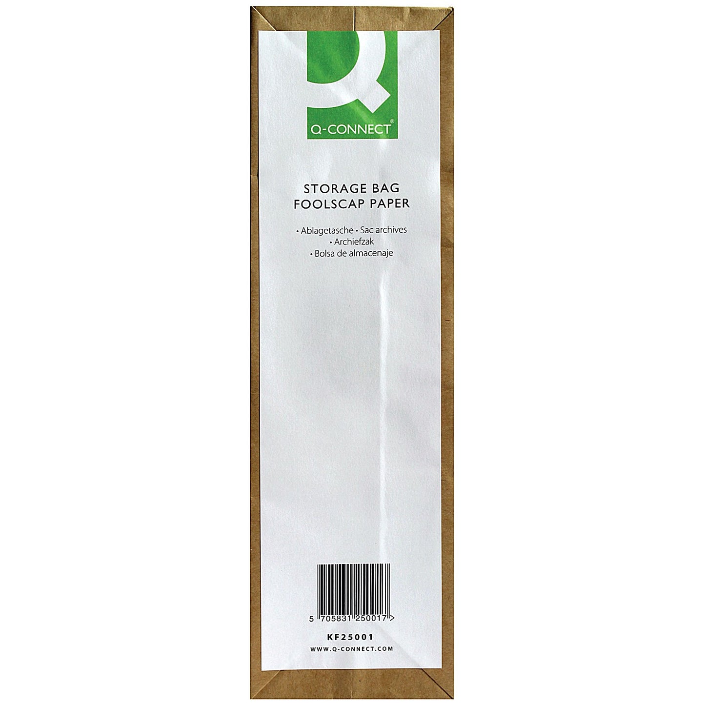 Q-Connect Storage Bags, Foolscap, Pack of 50
