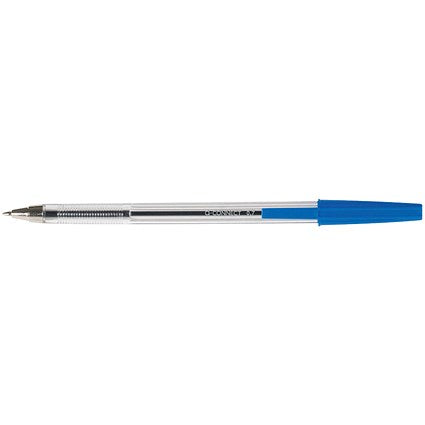 Q-Connect Ballpoint Pen, Blue, Pack of 50
