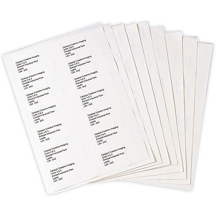Q-Connect Multi-Purpose Label, 1 Per Sheet, 199.6x289mm, White, 100 Labels