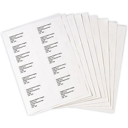 Q-Connect Multi-Purpose Label, 1 Per Sheet, 199.6x289mm, White, 100 Labels