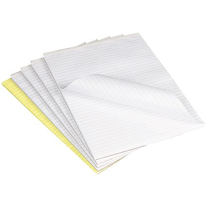 Q-Connect Memo Pad, A4, 8mm Ruled, 160 Pages, Pack of 10