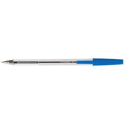 Q-Connect Ballpoint Pen, Blue, Pack of 20