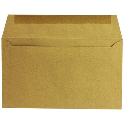 Q-Connect 89x152mm Envelopes, Gummed, 70gsm, Manilla, Pack of 1000