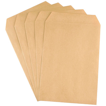 Q-Connect C5 Pocket Envelopes, Self Seal, 90gsm, Manilla, Pack of 500