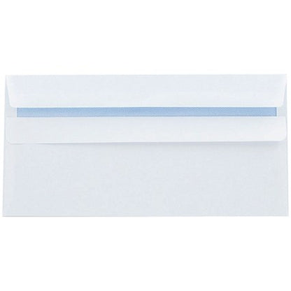 Q-Connect DL Recycled Envelopes, Self Seal, 100gsm, White, Pack of 500