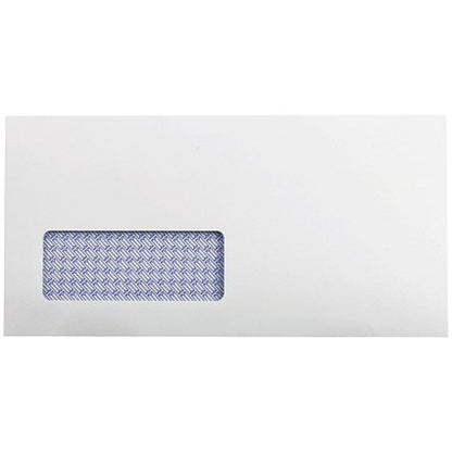 Q-Connect DL Recycled Envelopes, Window, Self Seal, 100gsm, White, Pack of 500