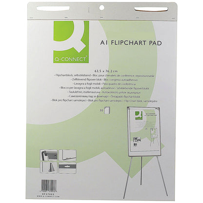 Q-Connect Flipchart Pad, Plain, A1, Pack of 5