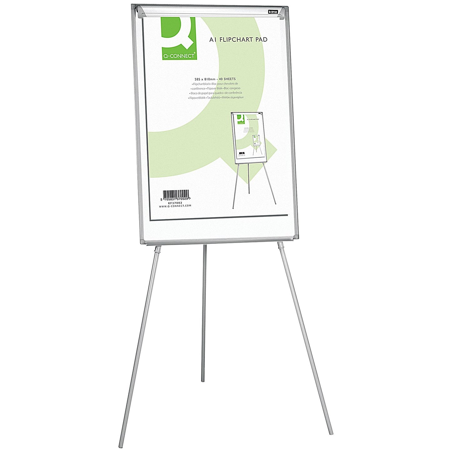 Q-Connect Flipchart Pad, Plain, A1, Pack of 5