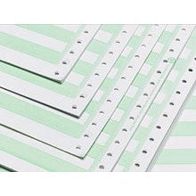 Q-Connect Computer Listing Paper, 1-Part, 11 inch x 362mm, Un ...