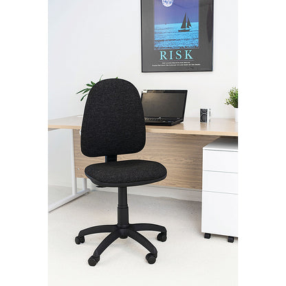 Jemini High Back Operator Chair, Charcoal