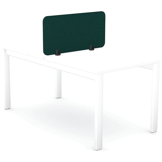 Serrion PET Desk Mounted Straight Top Acoustic Screen 790x400mm Green Easy2Order : KF70117