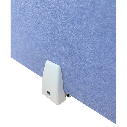 5 Star Desk Edge Clamp Screen Holder for Single PET Desk Mounted Screen White