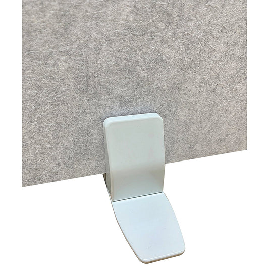 Serrion Surface Mounted Screen Holder for PET Desk Mounted Screen White