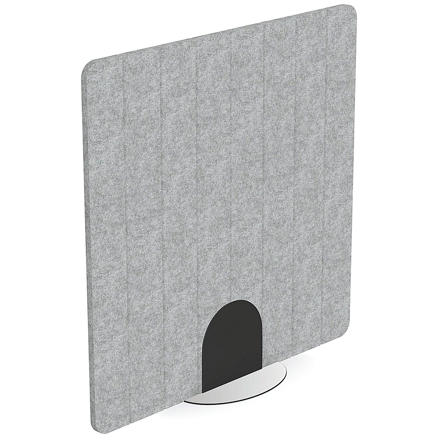 5 Star PET Freestanding V-Groove Screen 1200x1200mm Grey Easy2Order : KF70133