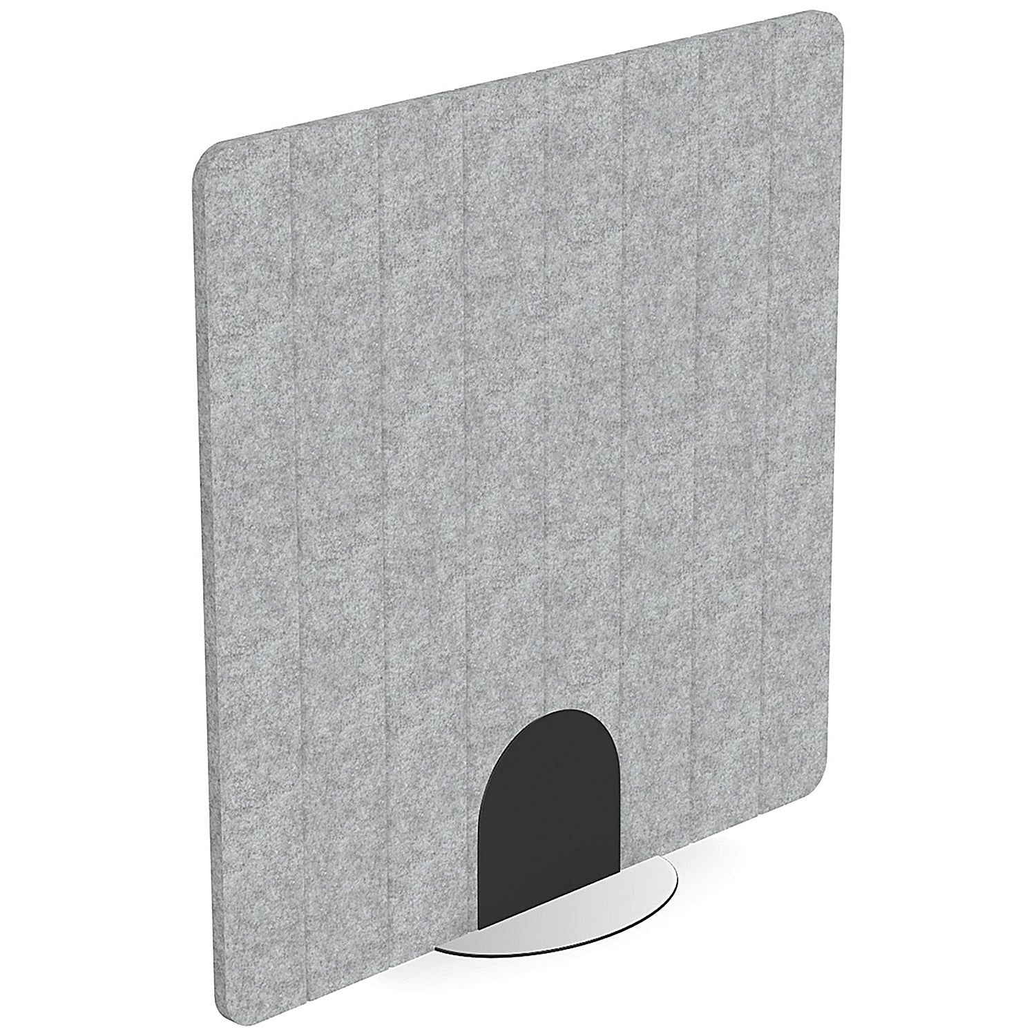 5 Star PET Freestanding V-Groove Screen 1200x1200mm Grey Easy2Order : KF70133