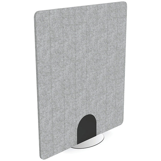 5 Star PET Freestanding V-Groove Screen 1200x1400mm Grey Easy2Order : KF70136