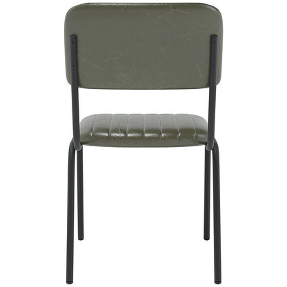 Tovi Side Chair Green with Black Frame Easy2Order : KF70145