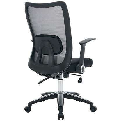 Jemini Zumo Chair with Folding Arms, Black and Grey