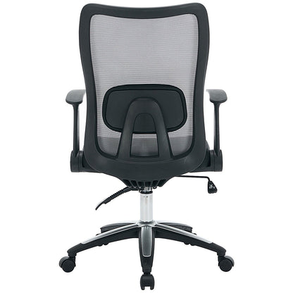 Jemini Zumo Chair with Folding Arms, Black and Grey