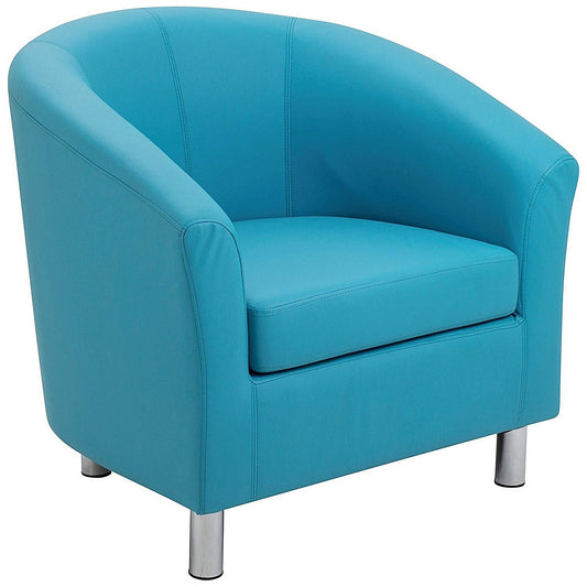 Jemini Polyurethane Tub Armchair, Sky Blue Easy2Order : KF70351