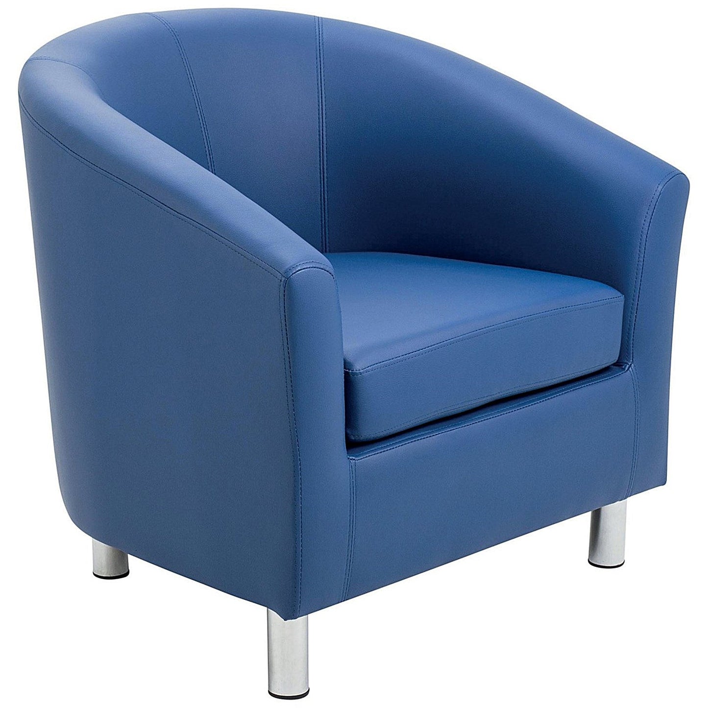 Jemini Polyurethane Tub Armchair, Blue Easy2Order : KF70355