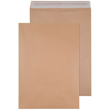 Q-Connect C3 (458x324mm) Envelopes, Self Seal, 135gsm, Manilla, Pack of 125