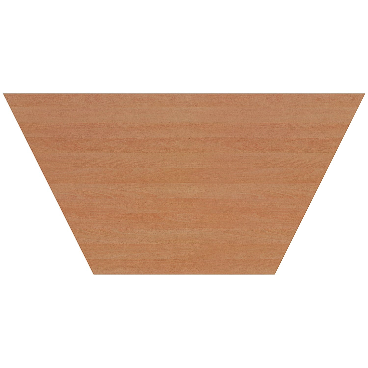 Jemini Trapezoidal Multipurpose Table, 1600x800mm, Oak Easy2Order : KF71526