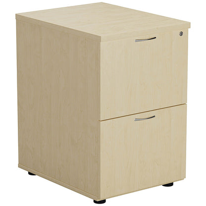 Jemini Foolscap Filing Cabinet, 2 Drawer, Maple
