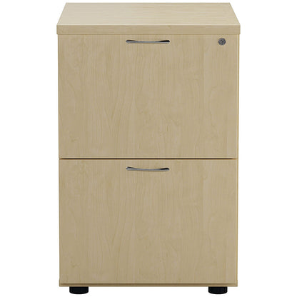 Jemini Foolscap Filing Cabinet, 2 Drawer, Maple