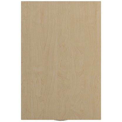 Jemini 3 Drawer Desk High Pedestal, 600mm Deep, Maple