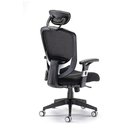 Arista Lexi High Back Chair, Headrest, Black