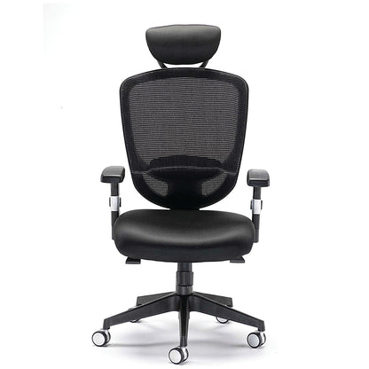 Arista Lexi High Back Chair, Headrest, Black
