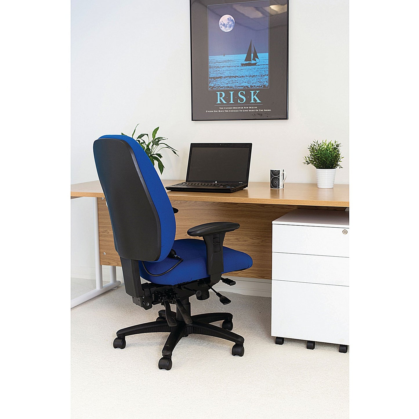 Avior Tapton Heavy Duty Chair, Blue