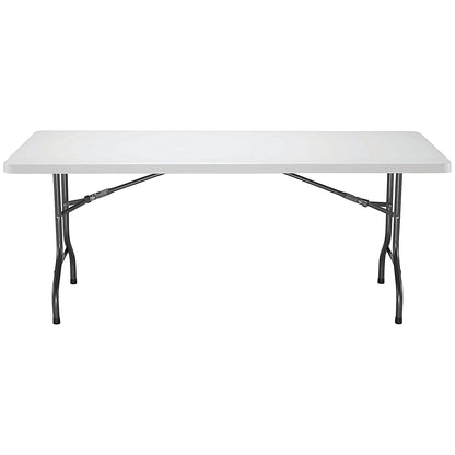 Jemini Rectangular Folding Table, 1830mm Wide, White