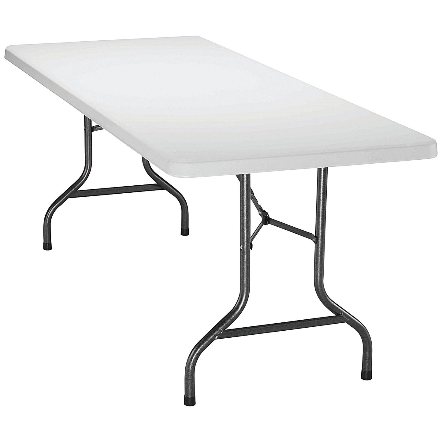 Jemini Rectangular Folding Table, 1830mm Wide, White