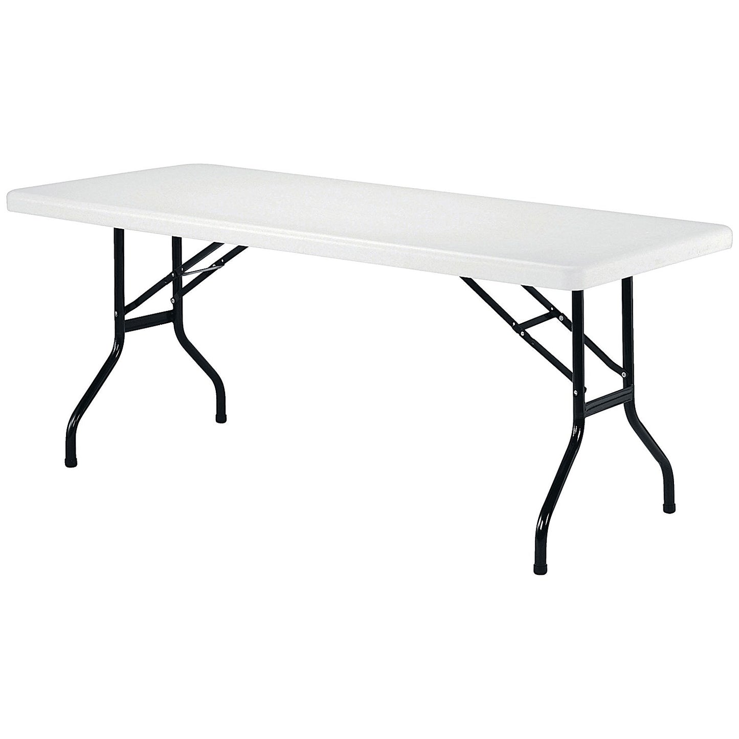 Jemini Rectangular Folding Table, 1830mm Wide, White