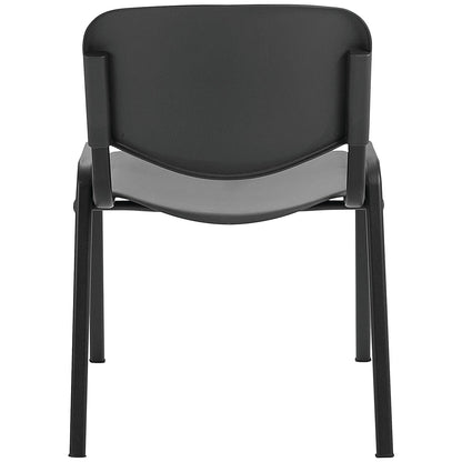 Jemini Multipurpose Polypropylene Stacking Chair, Charcoal