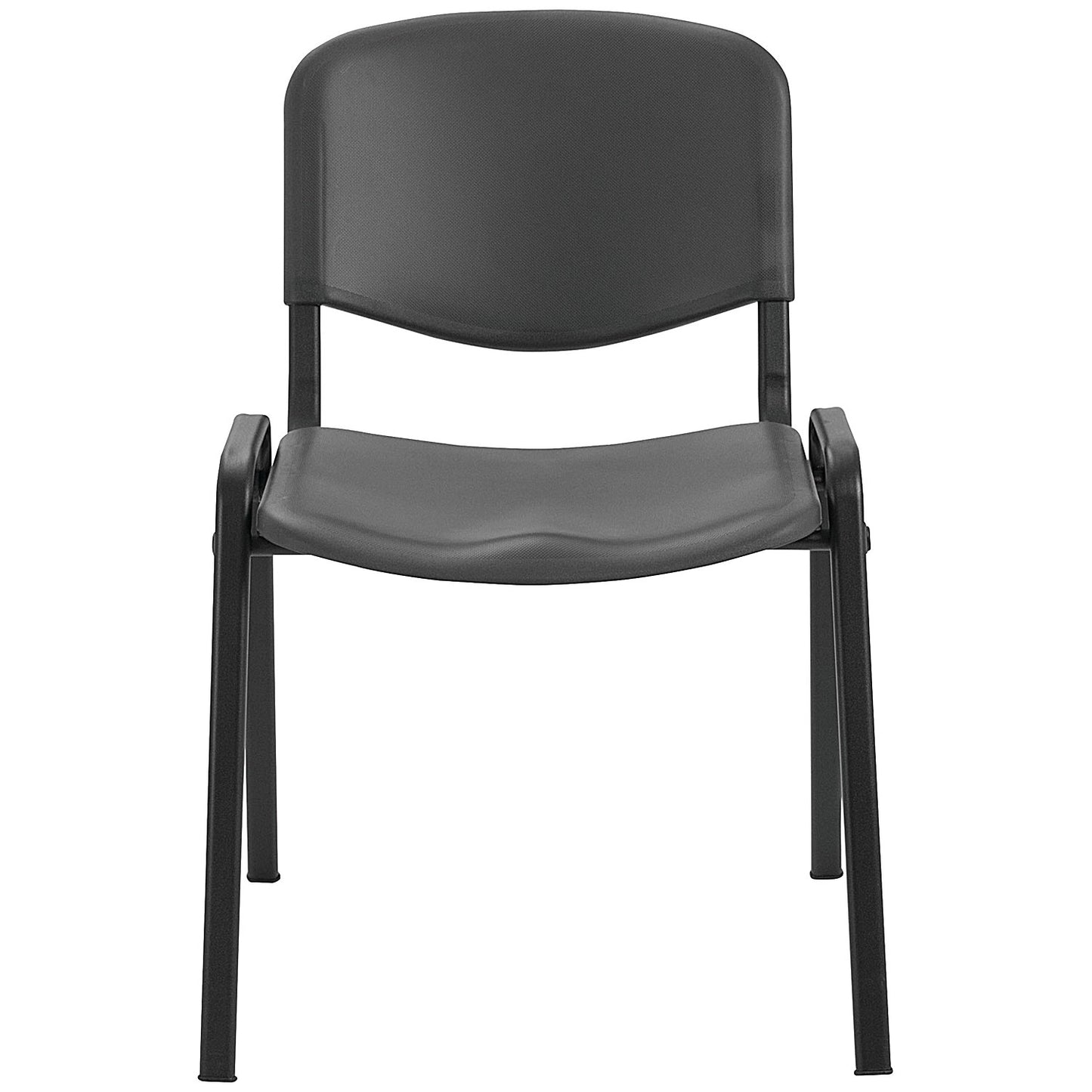 Jemini Multipurpose Polypropylene Stacking Chair, Charcoal