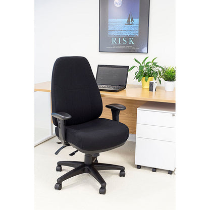 Avior Lucania High Back Task Chair, Black